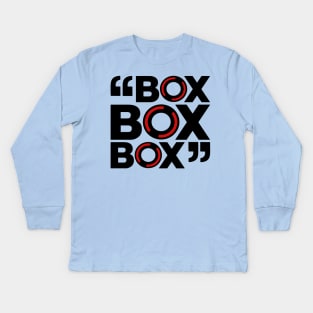 Box Off Race Kids Long Sleeve T-Shirt